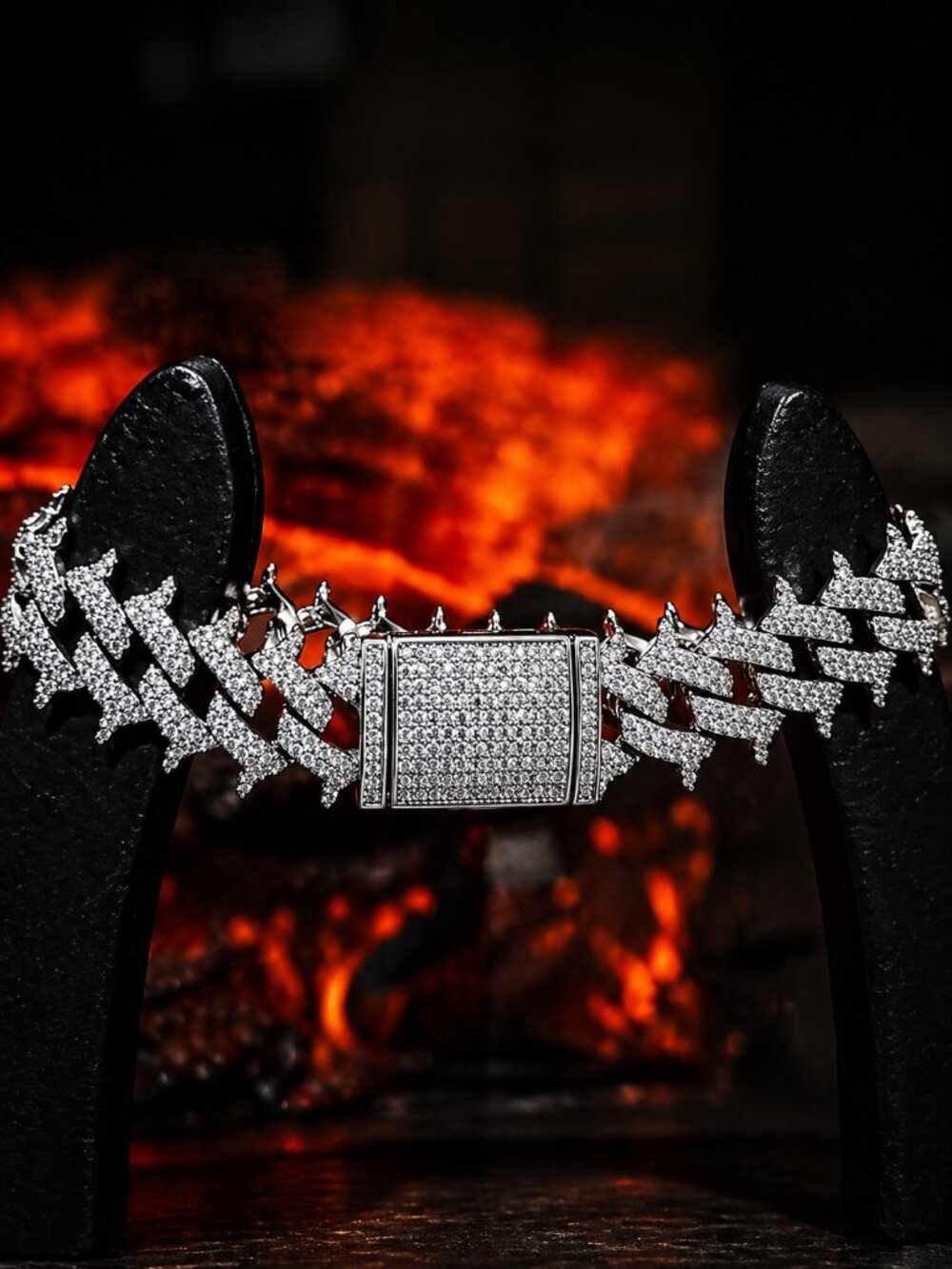 Spiked Cuban Link Bracelet 